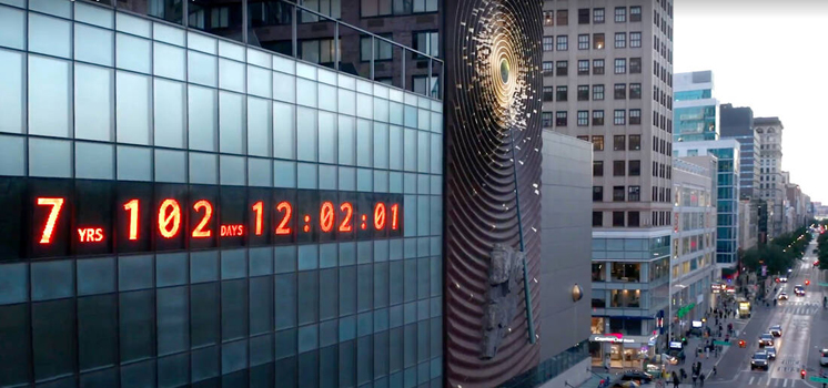 New York e il suo orologio&nbsp;naturale